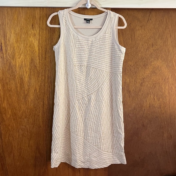 Alfani Dresses & Skirts - ALFANI Beaded Tank Dress in Beige Sz S